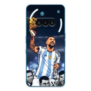 Чохли для Nothing Phone (3a) (Leo чемпіон) (AlphaPrint) (Мессі з кубком)