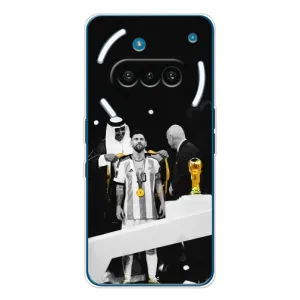 Чохли для Nothing Phone (3a) (Leo чемпіон) (AlphaPrint) (Мессі коронований)