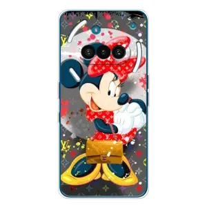 Чохол Disney Mouse Nothing Phone (3a) (PREMIUMPrint) (Minni з бантіком)