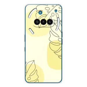 Силиконовый чехол с принтом в цветах на Nothing Phone (3a)