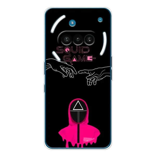Чехол с принтом «Минимализм Игра кальмара» для Nothing Phone (3a)