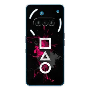 Чехол с принтом «Символы Игра кальмара» для Nothing Phone (3a)