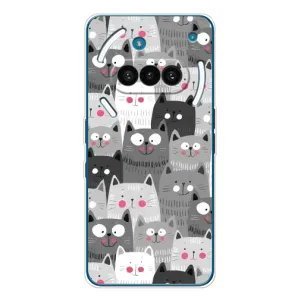Чохли з Котиками для Nothing Phone (3a) (VPrint) (Мальовані котики)