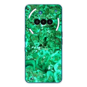 Мраморний чехол на Nothing Phone (3a) (VPrint) (Салатовий Мрамор)
