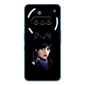 Чохли Венсдей на Nothing Phone (3a) Уенсдей (AlphaPrint) (серйозна Венздей)