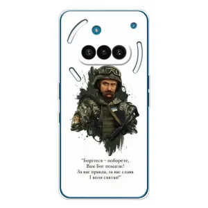 Чохли для Nothing Phone (3a) с принтом Тараса Шевченко (AlphaPrint) (Шевченко воїн)