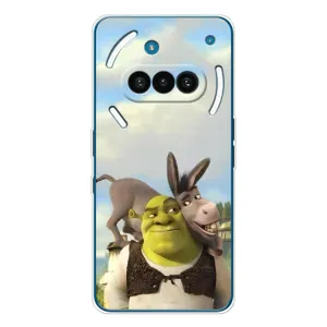 Чехол с принтом «Шрек и Осел» для Nothing Phone (3a)