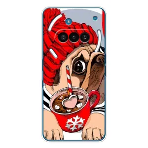 Чохли з собаками для Nothing Phone (3a) (VPrint) (Песик в шапці)