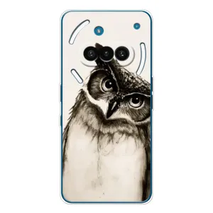Чохол з пташками на Nothing Phone (3a) (VPrint) (Сова)