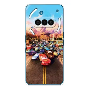Силиконовый чехол Маквин для Nothing Phone (3a) (Тачки на трассе)