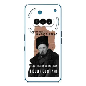 Чохли для Nothing Phone (3a) с принтом Тараса Шевченко (AlphaPrint) (Тарас Шевченко)