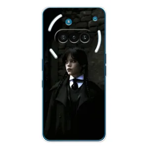 Чехол с принтом «Темный стиль Уэнздей» для Nothing Phone (3a)