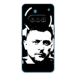 Чохол для Nothing Phone (3a) (AlphaPrint - с принтом Зеленського) (Зеленский АРТ)