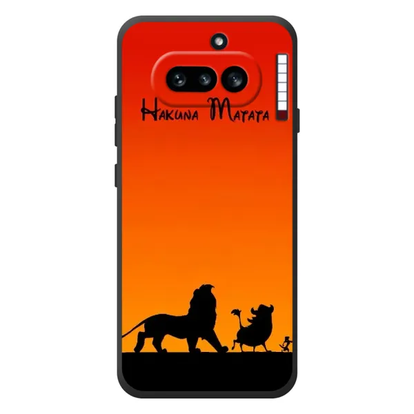 Чехол с принтом «Акуна Матата закат» для Nothing Phone (4a) Чехол с принтом «Акуна Матата закат» для Nothing Phone (4a)