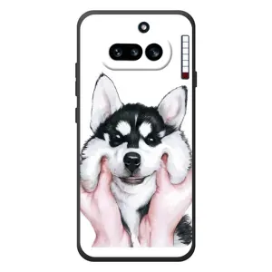 Чехлы с собаками для Nothing Phone (4a) (VPrint) (Довольный Хаски)