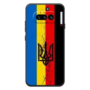 Украинские Чехлы для Nothing Phone (4a) с картинкой УПА (AlphaPrint) (Флаг УПА)