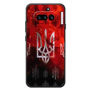 Украинские Чехлы для Nothing Phone (4a) с картинкой УПА (AlphaPrint) (ГЕРБ УПА)