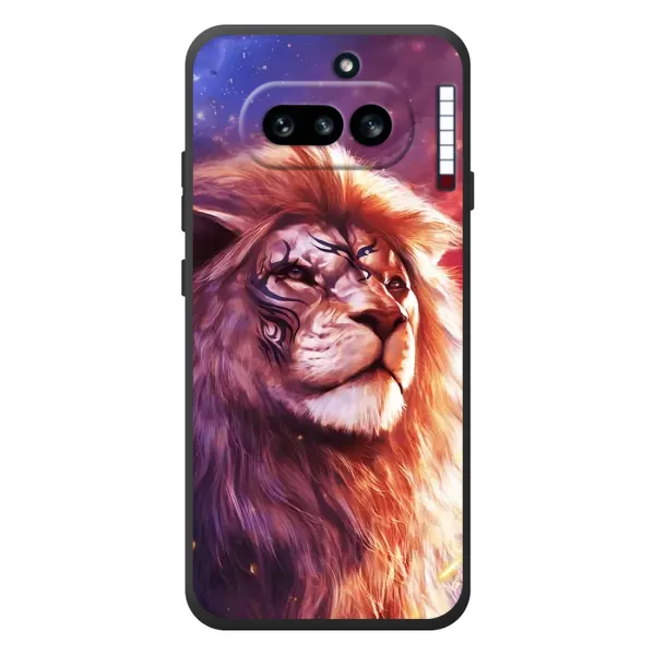 Чохол з принтом «Красочний Лев» для Nothing Phone (4a)
