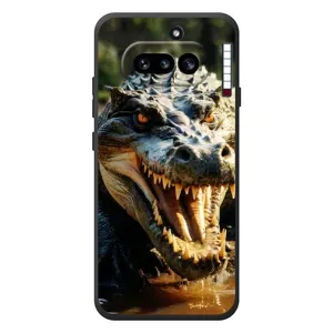 Чехол с картинкой «Хищники» для Nothing Phone (4a) (Опасный крокодил)