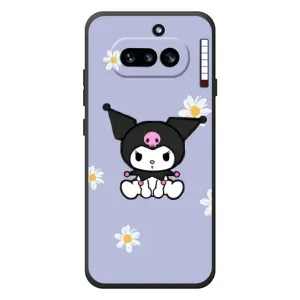 Чохол з кроликом Куромі на Nothing Phone (4a) (Куромі в квітах)