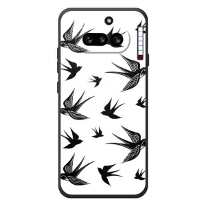 Чехол с птицами на Nothing Phone (4a) (VPrint) (Ласточки)