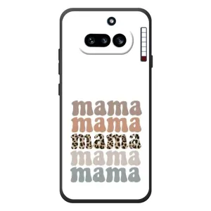 Чехлы для мамы на Nothing Phone (4a) (Текстовый коллаж мама)