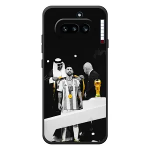 Чохли для Nothing Phone (4a) (Leo чемпіон) (AlphaPrint) (Мессі коронований)