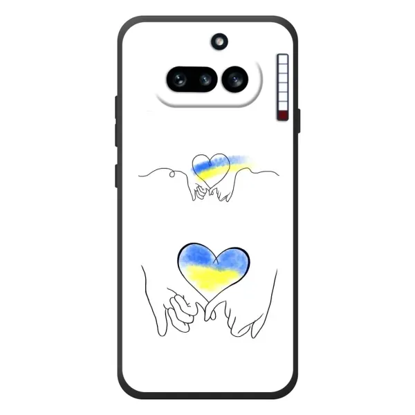 Чохол з принтом «Мир Україні» для Nothing Phone (4a)