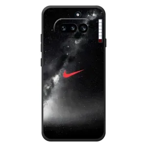 Чехол для Nothing Phone (4a) - с принтом Найк (AlphaPrint) (Найк красный)