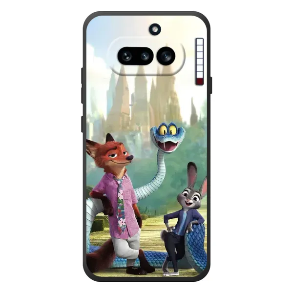 Чохол з принтом «Герої мультфільму Зоотрополіс» для Nothing Phone (4a)