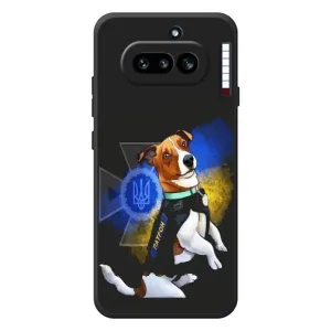 Чехлы с картинкой собаки Патрон для Nothing Phone (4a) (AlphaPrint) (Патрон собачка)