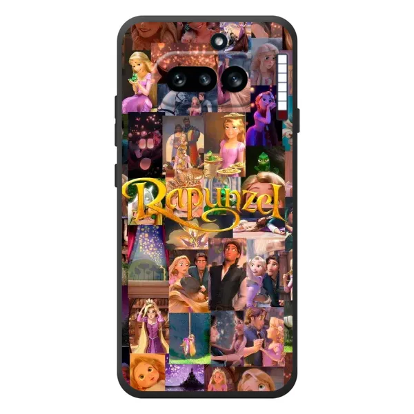 Чехол с принтом «Коллаж Рапунцель» для Nothing Phone (4a)