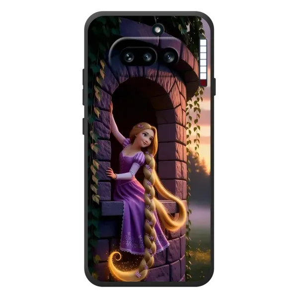Чехол с принтом «Рапунцель на башне» для Nothing Phone (4a)