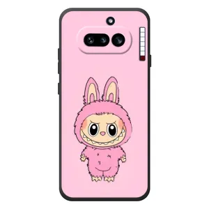 Чохол з Лабубу на Nothing Phone (4a) (Рожевий Лабубу)