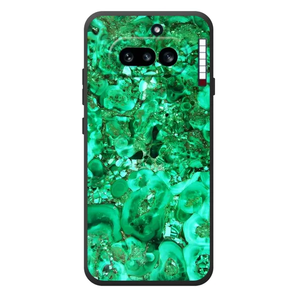 Чохол з принтом «Салатовий Мрамор» для Nothing Phone (4a)