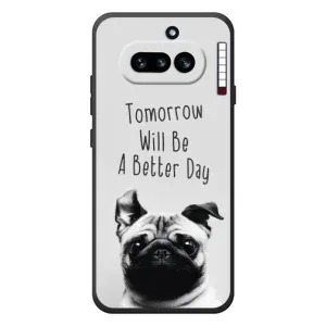 Чехлы с собаками для Nothing Phone (4a) (VPrint) (Смешной Мопс)