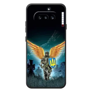 Чехлы с картинкой ЗСУ для Nothing Phone (4a) (AlphaPrint) (Солдат ЗСУ)