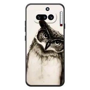 Чехол с птицами на Nothing Phone (4a) (VPrint) (Сова)