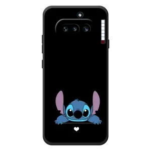 Чохол з принтом Стіч на Nothing Phone (4a) (Стіч на чорному)