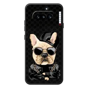 Чохол з принтом «Стильна собака» для Nothing Phone (4a)