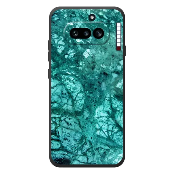 Чохол з принтом «Зелений мрамор» для Nothing Phone (4a)