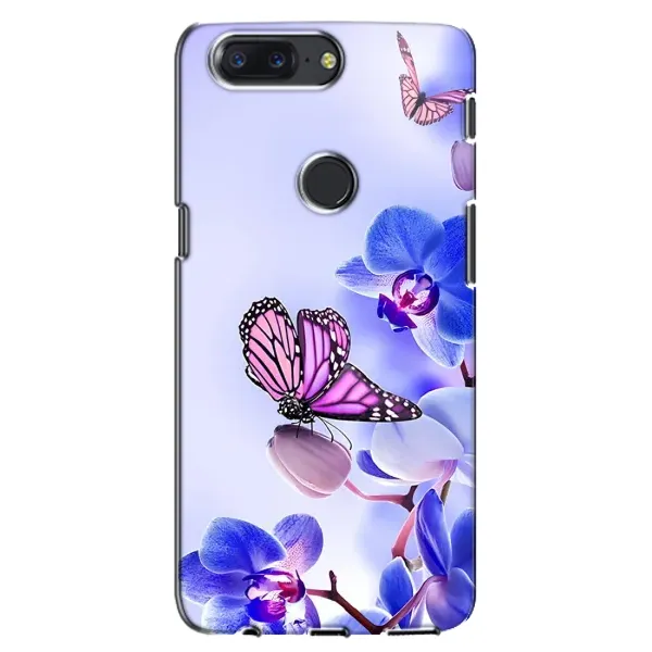 Чехол с принтом «Бабочка на цветочке» для OnePlus 5T