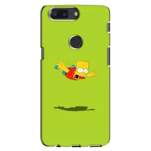 Чехол с Симпсонами для One Plus 5T (VPrint) (Барт Симпсон)