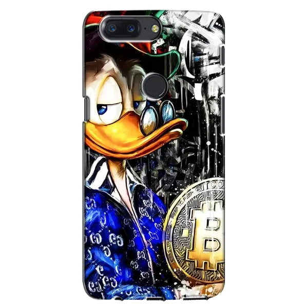 Чехол с принтом «Биткойн Скрудж» для OnePlus 5T
