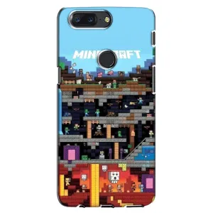 Чохол Майнкрафт на One Plus 5T (AlphaPrint) Minecraft (фон Minecraft)