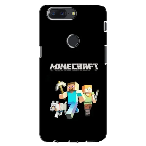 Чехол с принтом «герои Minecraft» для OnePlus 5T