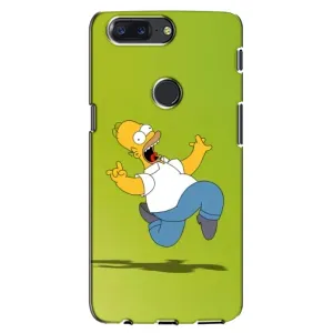 Чехол с Симпсонами для One Plus 5T (VPrint) (Гомер Симпсон)