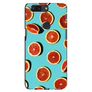 Чехлы с Фруктами для One Plus 5T (VPrint) (Грейпфрут)