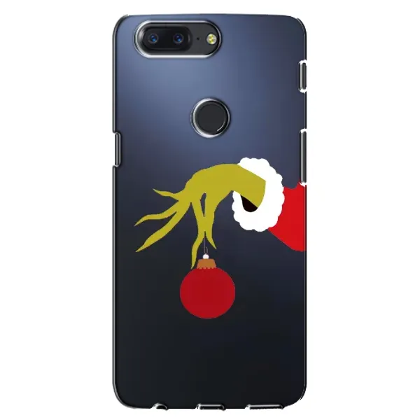 Чохол з принтом «Грінч з іграшкою» для OnePlus 5T