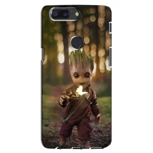 Чехол МАРВЕЛ для ВанПлас 5Т (AlphaPrint) (I am Groot)